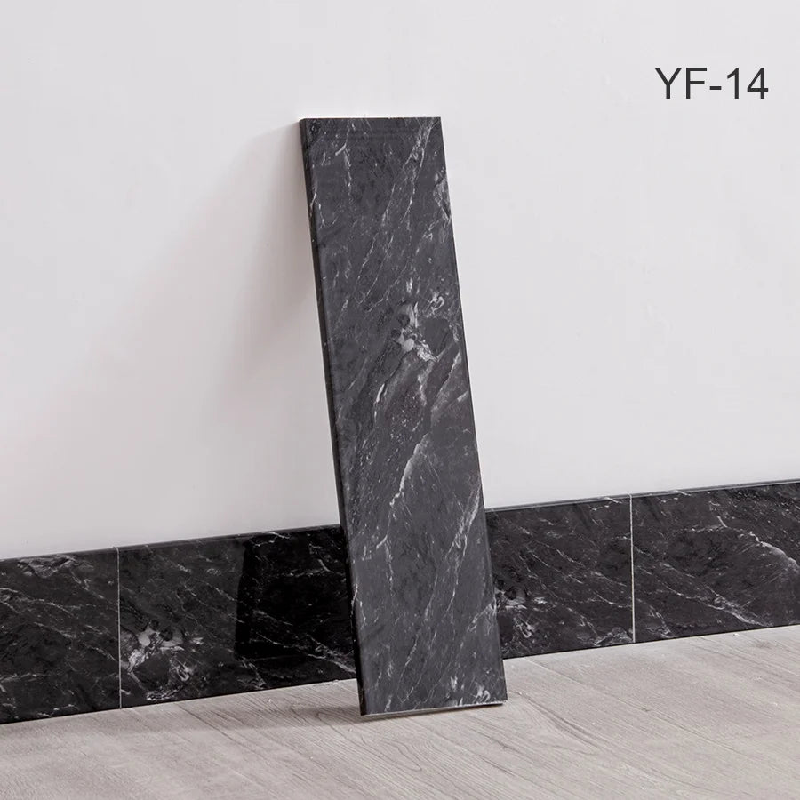 Self-Adhesive Wooden Wall Stickers Skirting Lines 10pcs