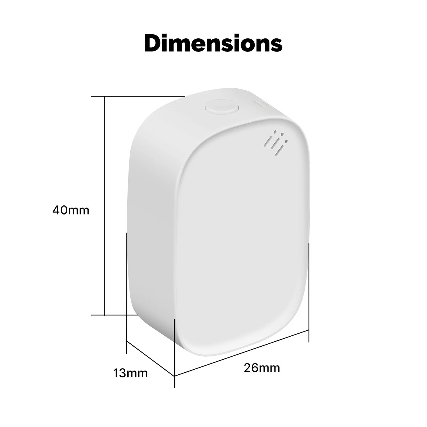 MOES Zigbee Smart Temperature Humidity Sensor Indoor Hygrometer