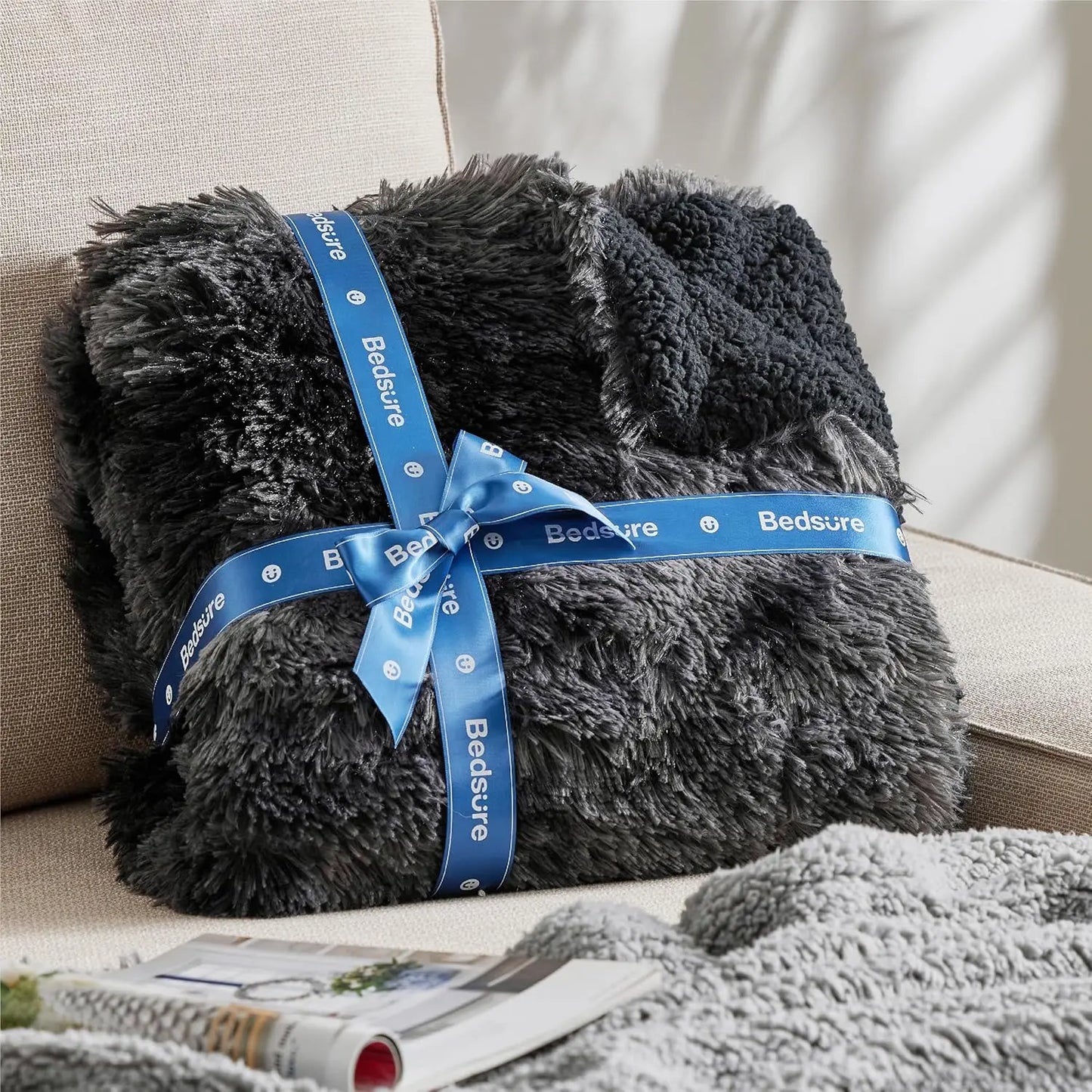 Fluffy Tie Dye Sherpa Blanket For Winter Warmth And Comfort