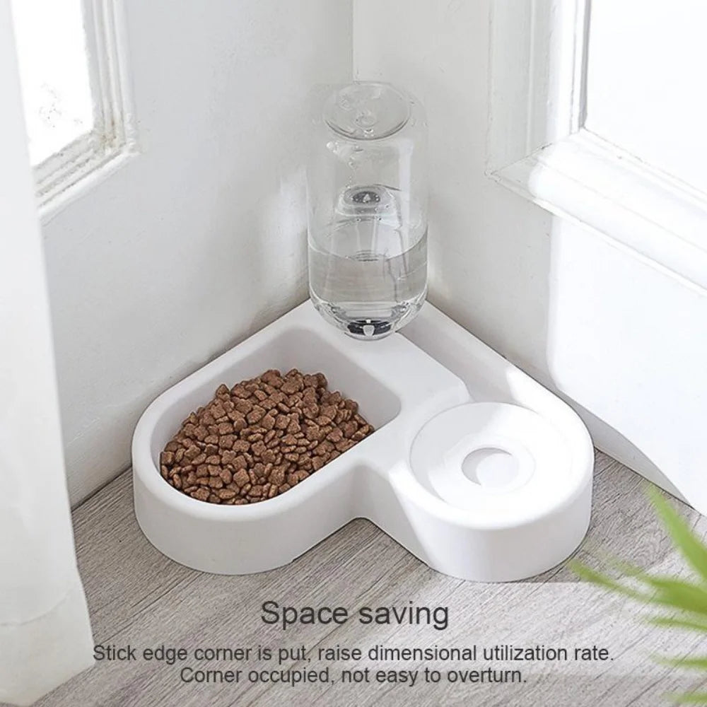 AEDG Automatic Pet Feeder and Water Bowl for Cats and Dogs