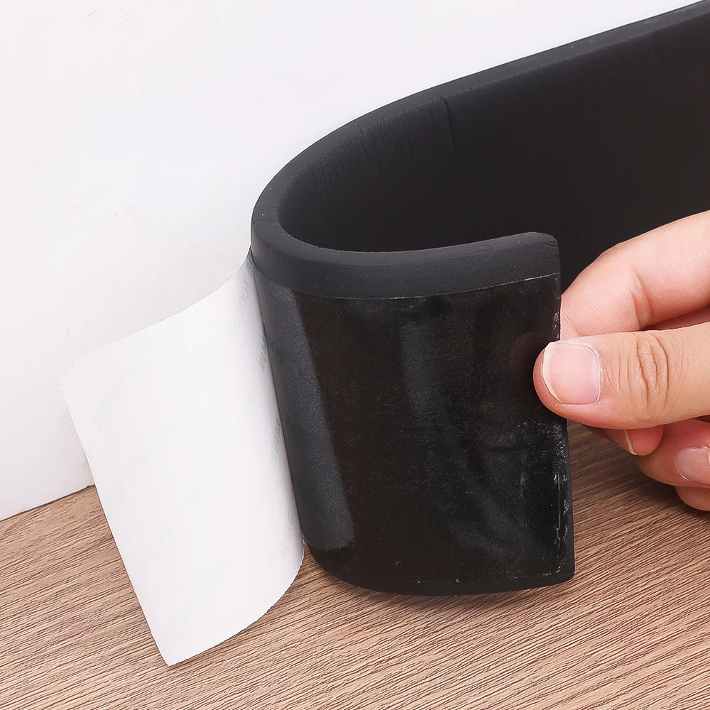 Waterproof Self-Adhesive Skirting Line Wall Sticker Anti-Collision