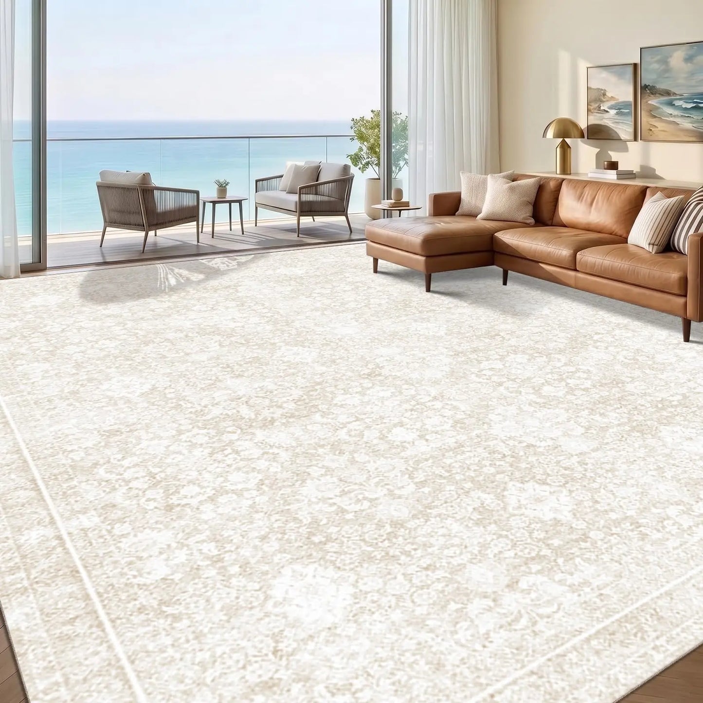 Ultra Soft Washable Area Rugs Non Slip Backing Stain Resistant