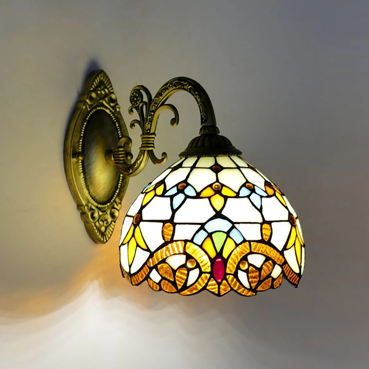 Vintage Indoor Dome Wall Lamp Handmade For Living Room Bedroom
