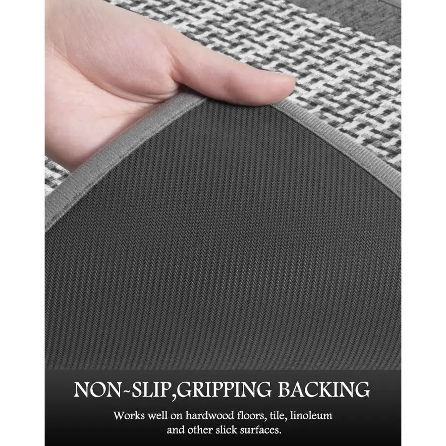 Non Slip Kitchen Rug Set, Absorbent And Washable, Non Skid