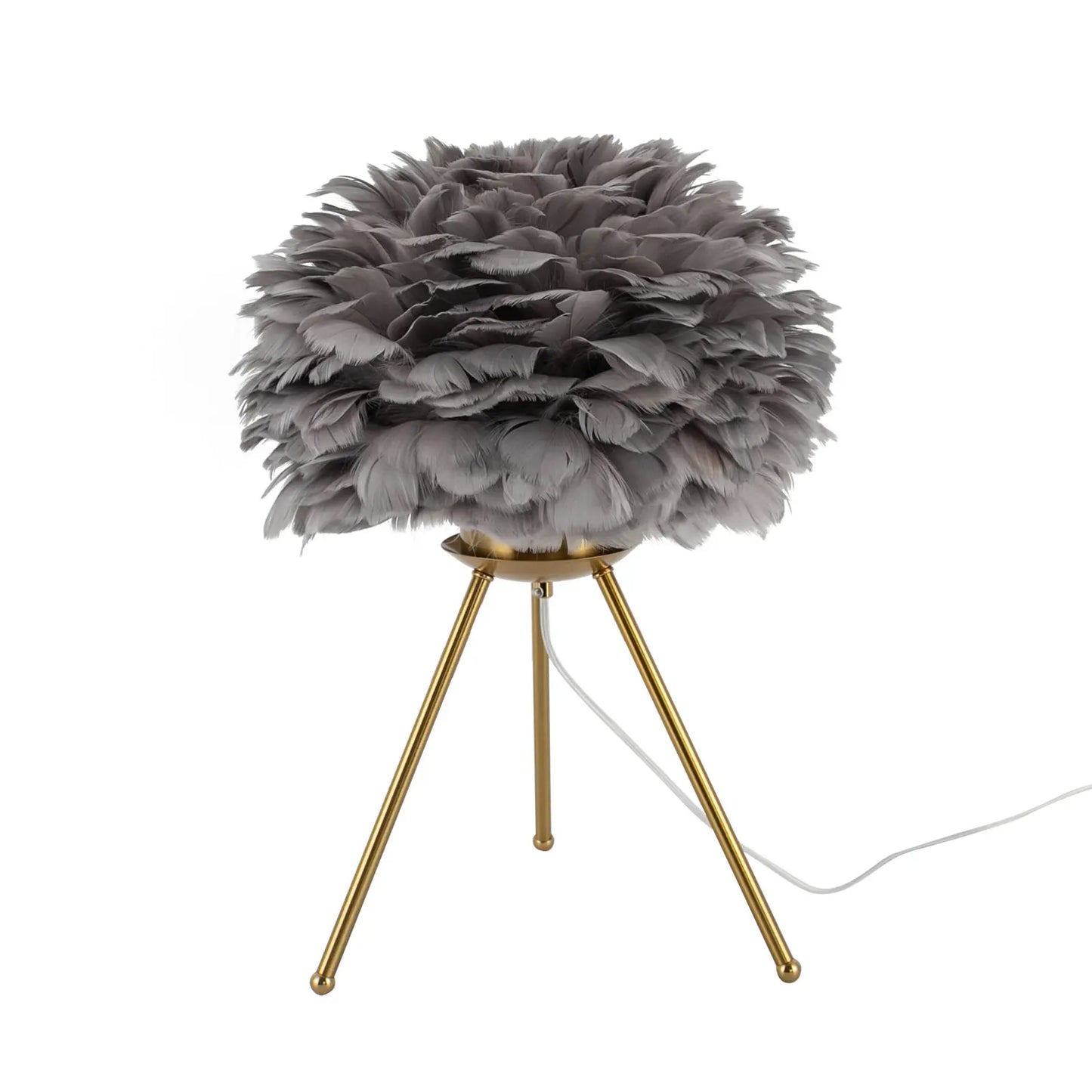 Feather Desk Lamp Tripod for Study and Living Spaces
