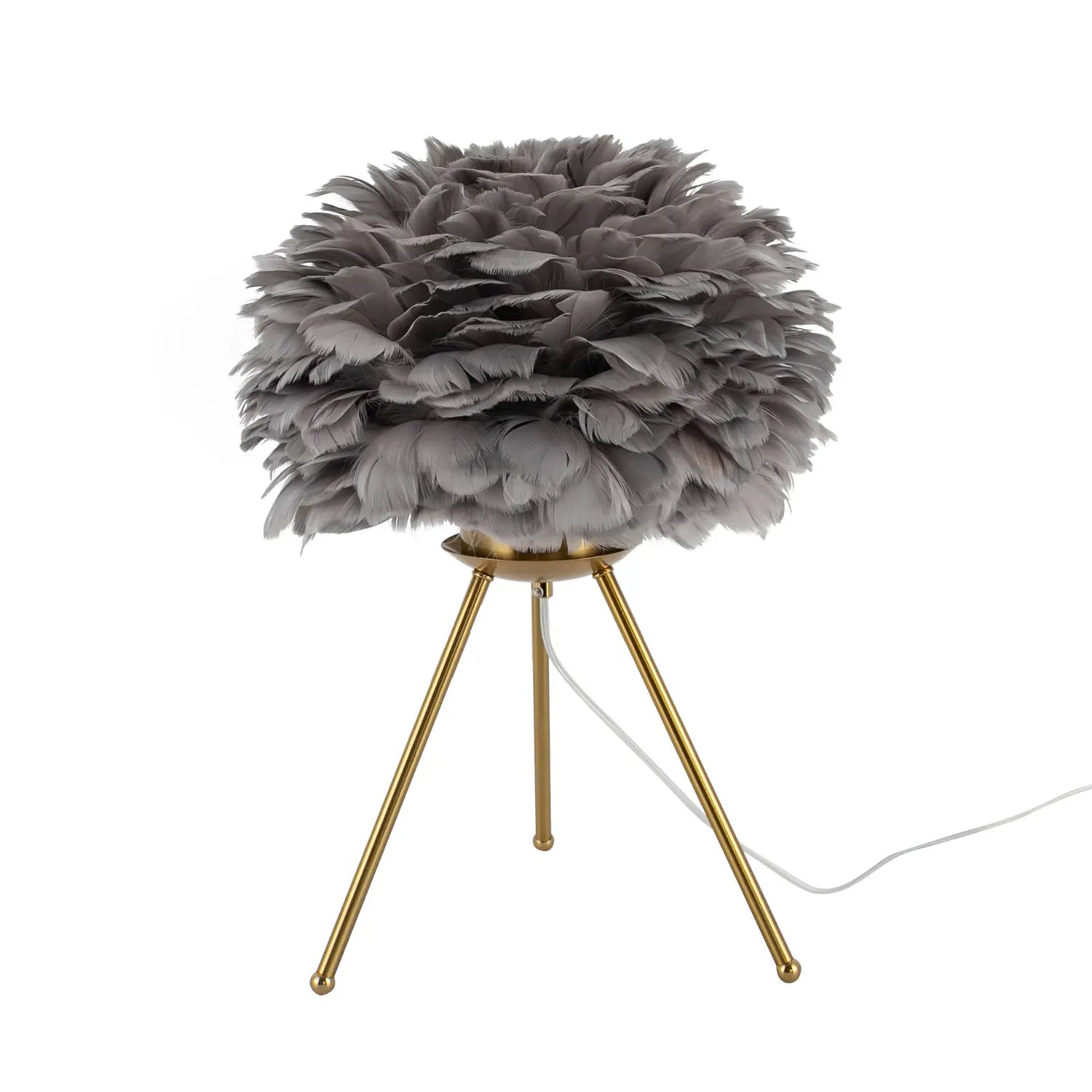 Feather Desk Lamp Tripod for Study and Living Spaces