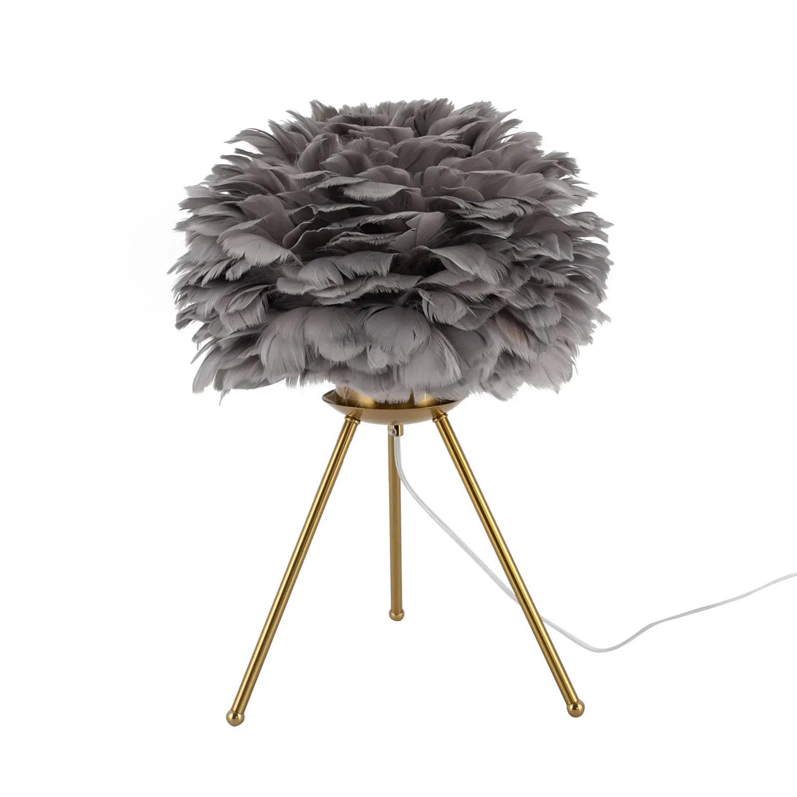Feather Desk Lamp Tripod for Study and Living Spaces
