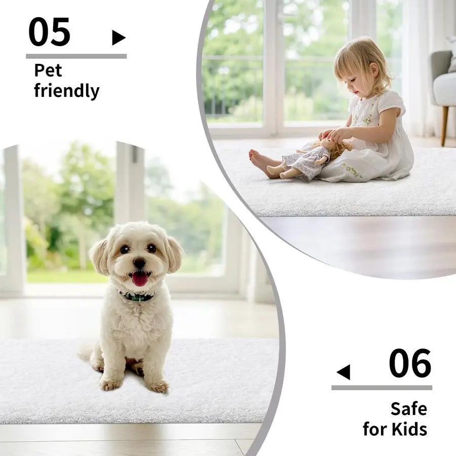 Non Slip Plush Bath Mat Ultra Absorbent For Home Use