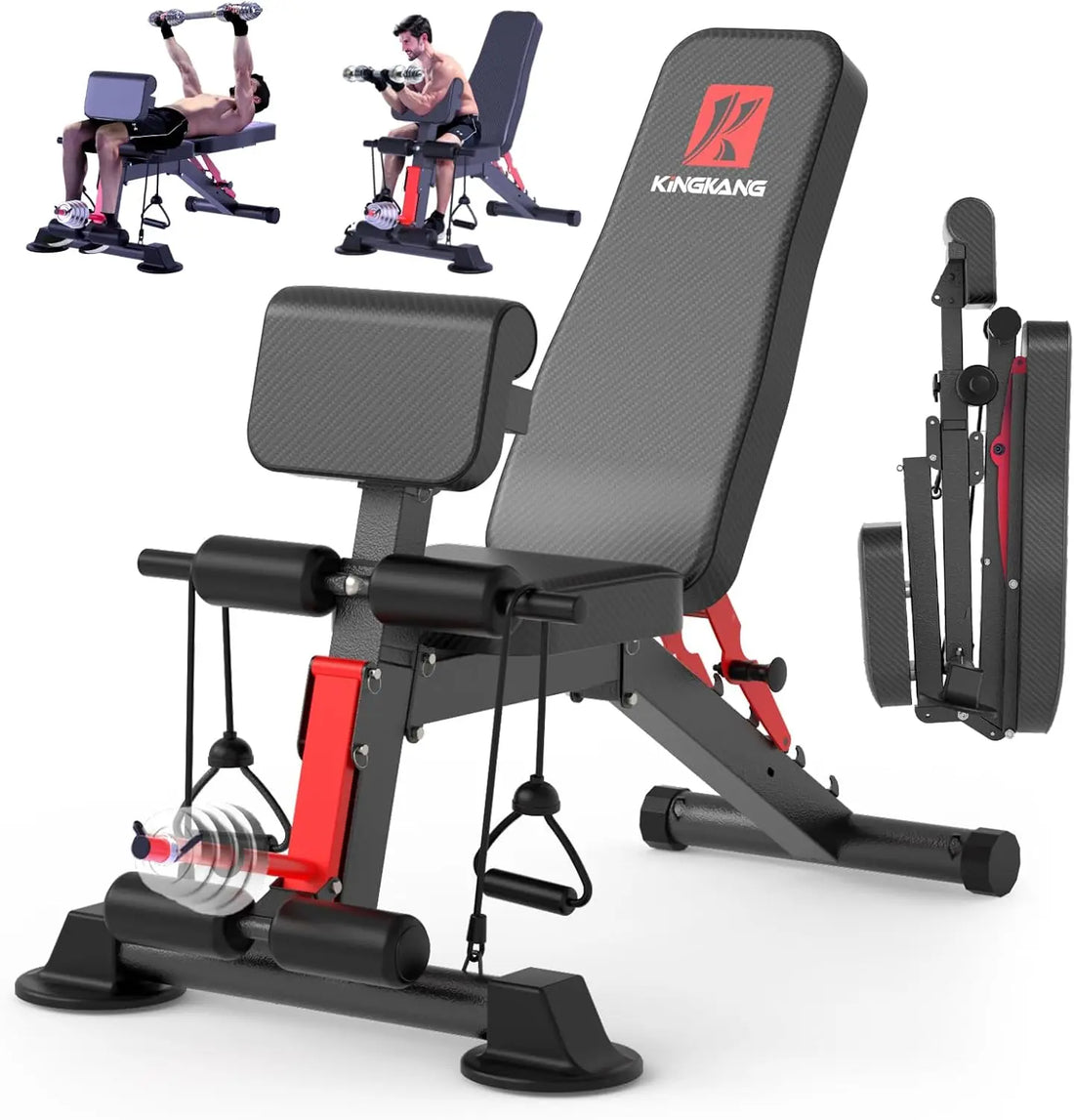 Foldable Dumbbell Bench 14-In-1 Multi-Functional For Full Body Workout