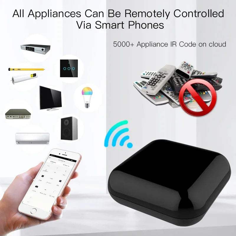 WiFi RF IR Universal Remote Controller With Tuya App