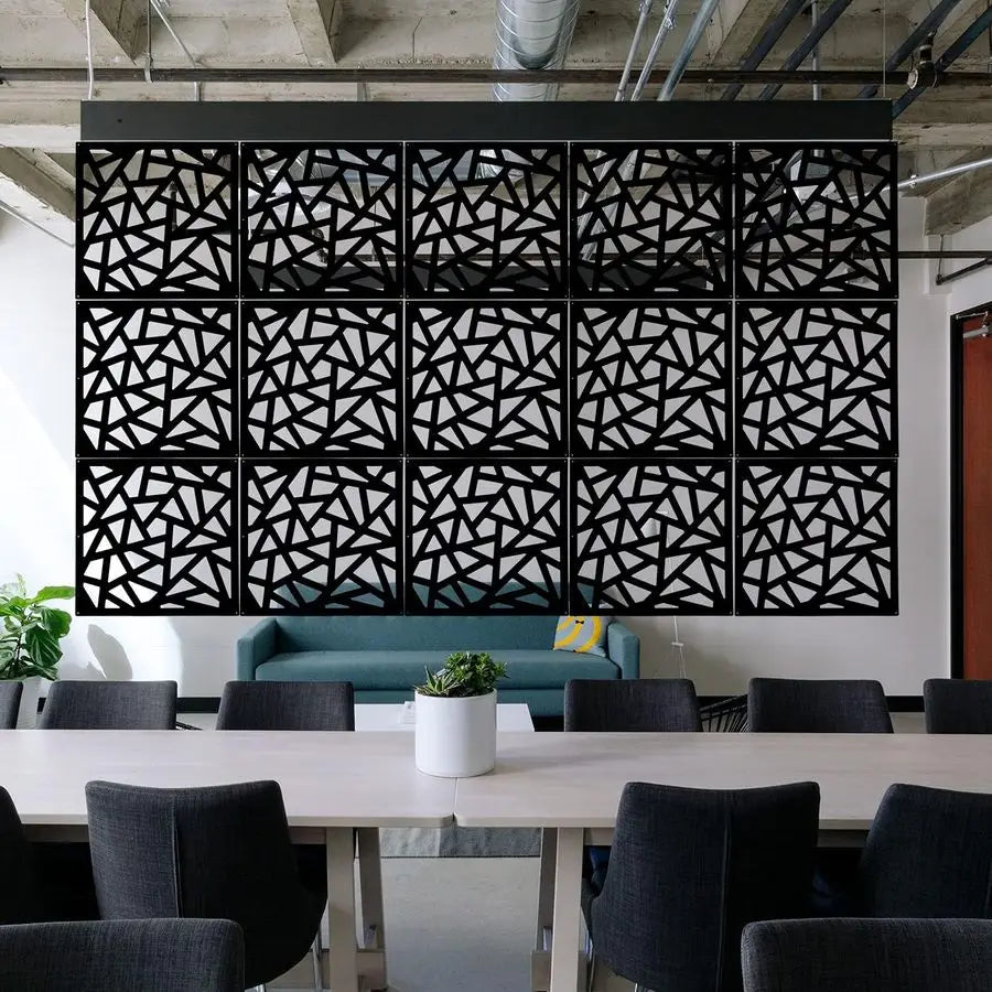 Hanging Room Divider Set Environmentally Friendly PVC Panels For Decor
