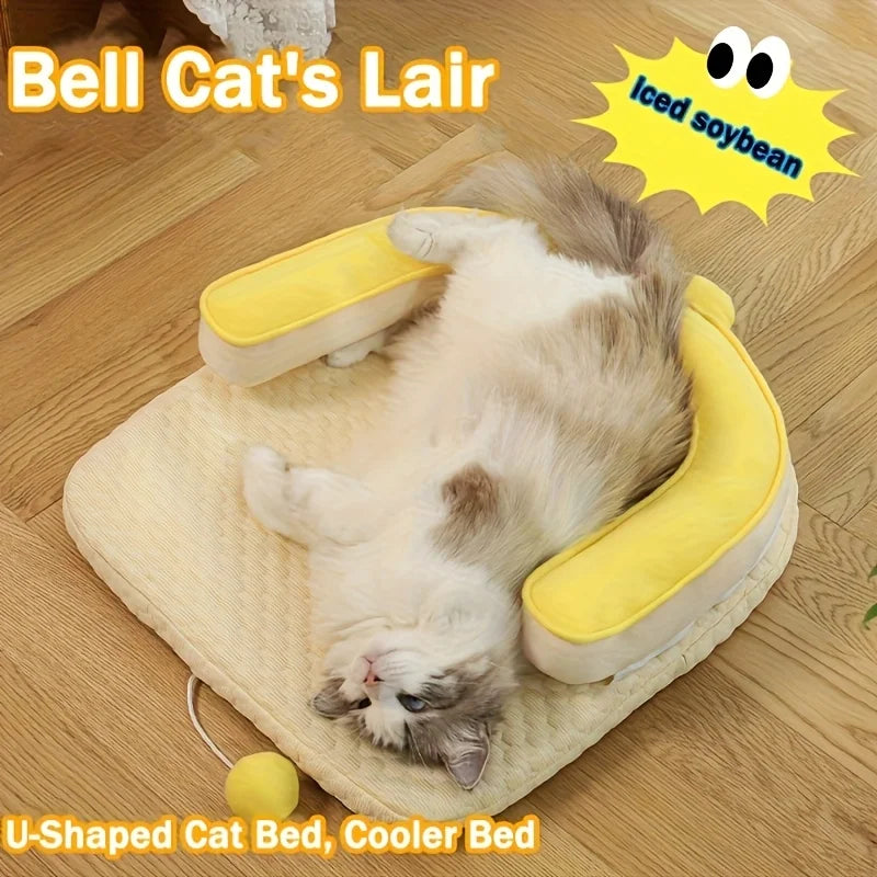 Cooling Cat Bed Ice GelPad For Felines And Dogs Comfort