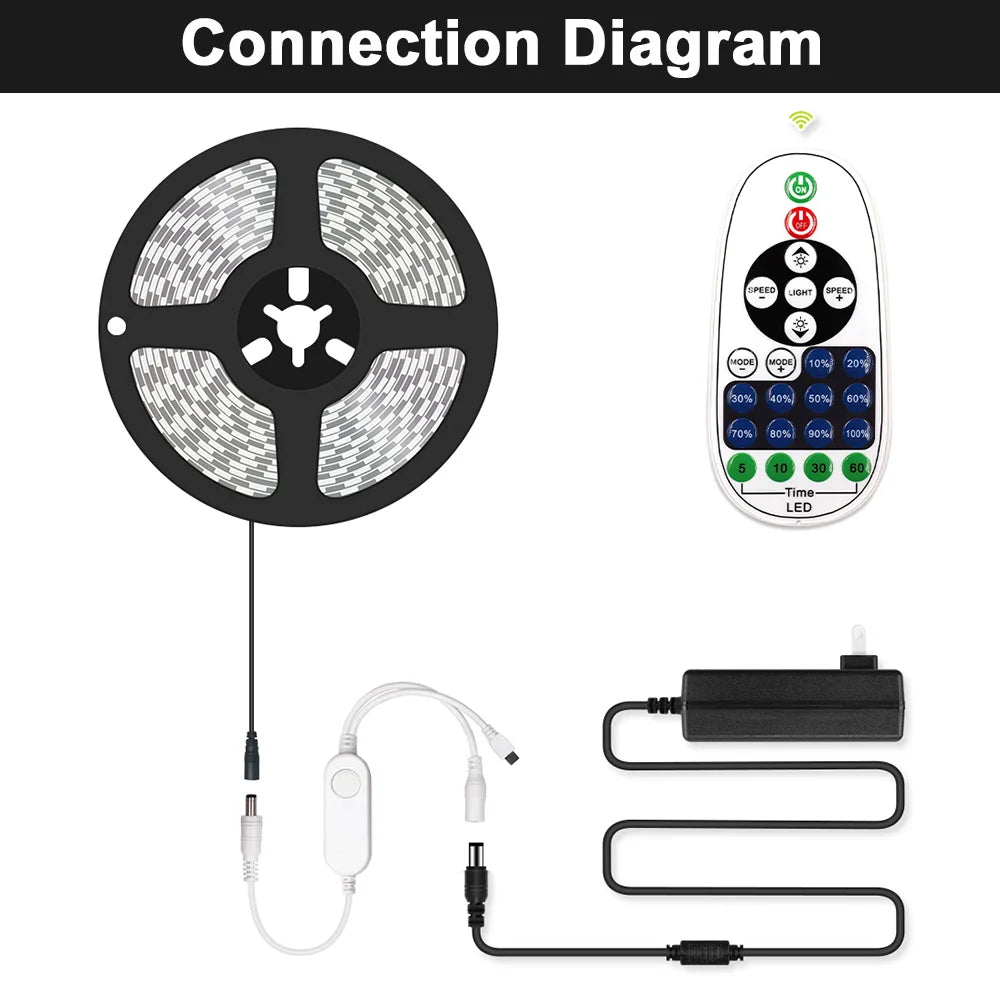 Cooleeon Tuya Smart Life COB LED Strip Light RGB Tape