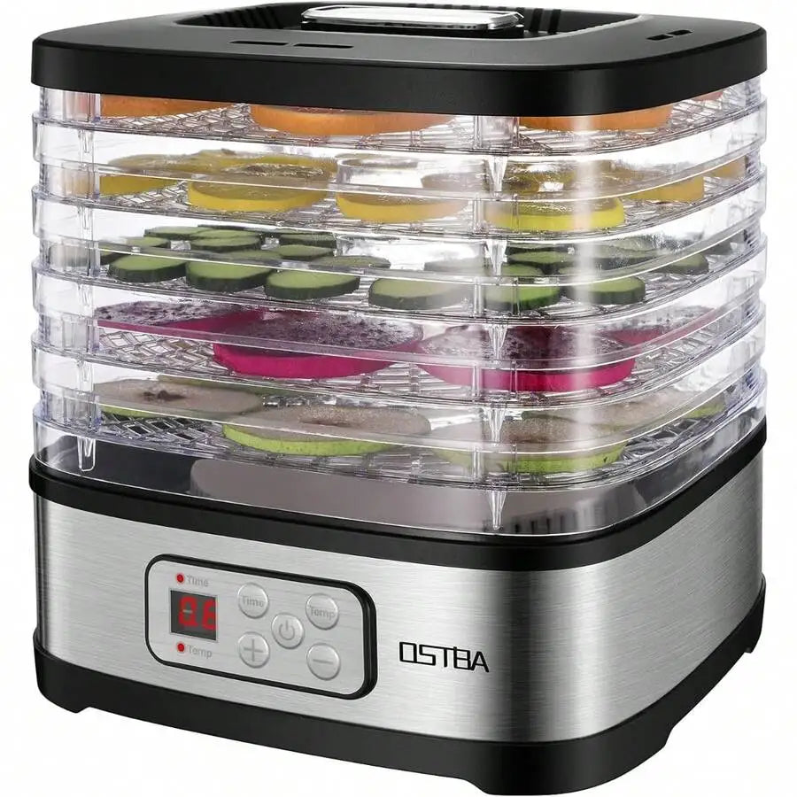 XMSJ 304 Stainless Steel Food Dehydrator With 72-Hour Timer