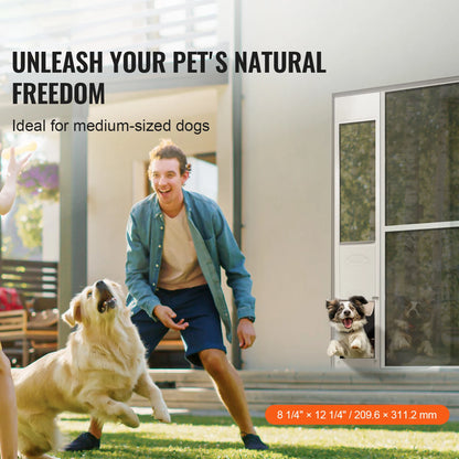 Dog Door For Sliding Glass Doors With Adjustable Height