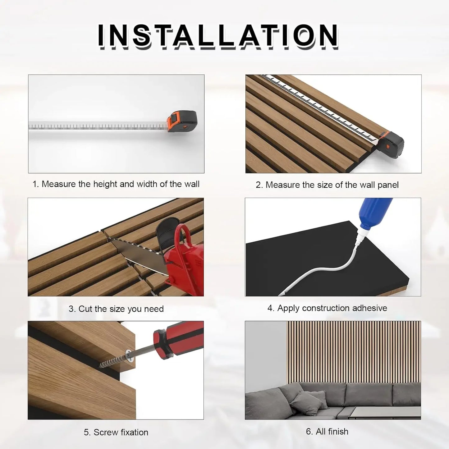 Teak Acoustic Wall Slat Panels For Sound Absorption