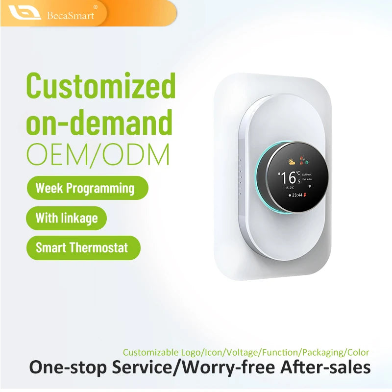 Beca Weekly Programmable Smart Thermostat With Alexa And Google Assistant