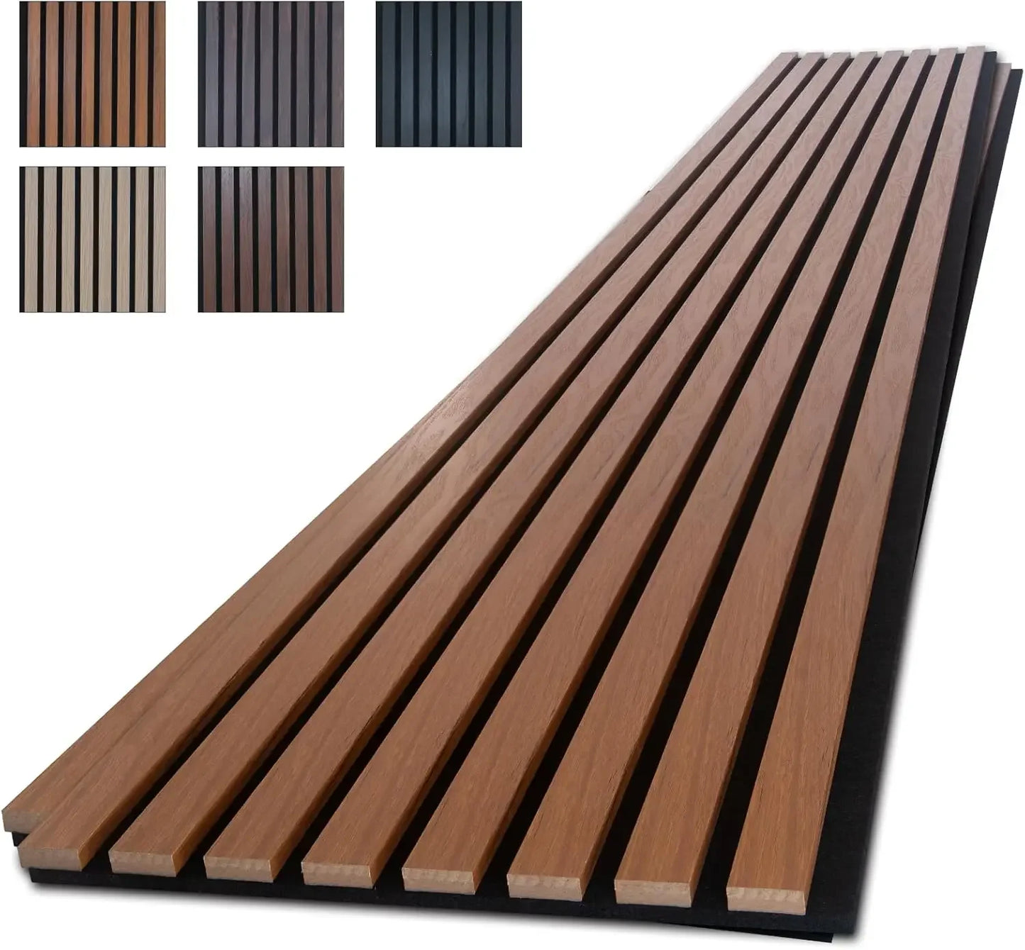 Teak Acoustic Wall Slat Panels For Sound Absorption