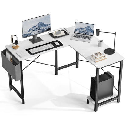 Jhk L Shape Gaming Computer Desk With Storage Shelf