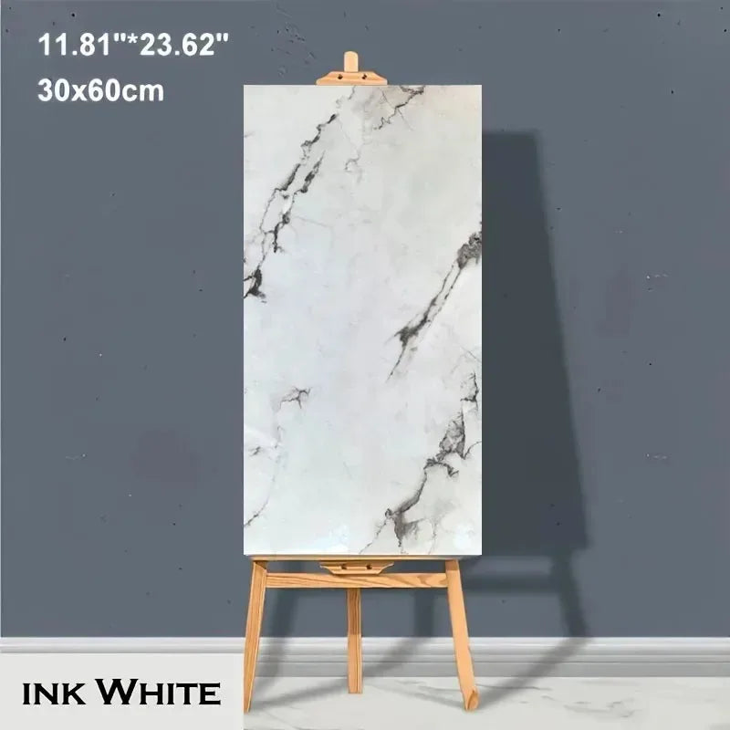 Marble PVC Self-Adhesive Floor Tiles Waterproof Peel Stick Removable