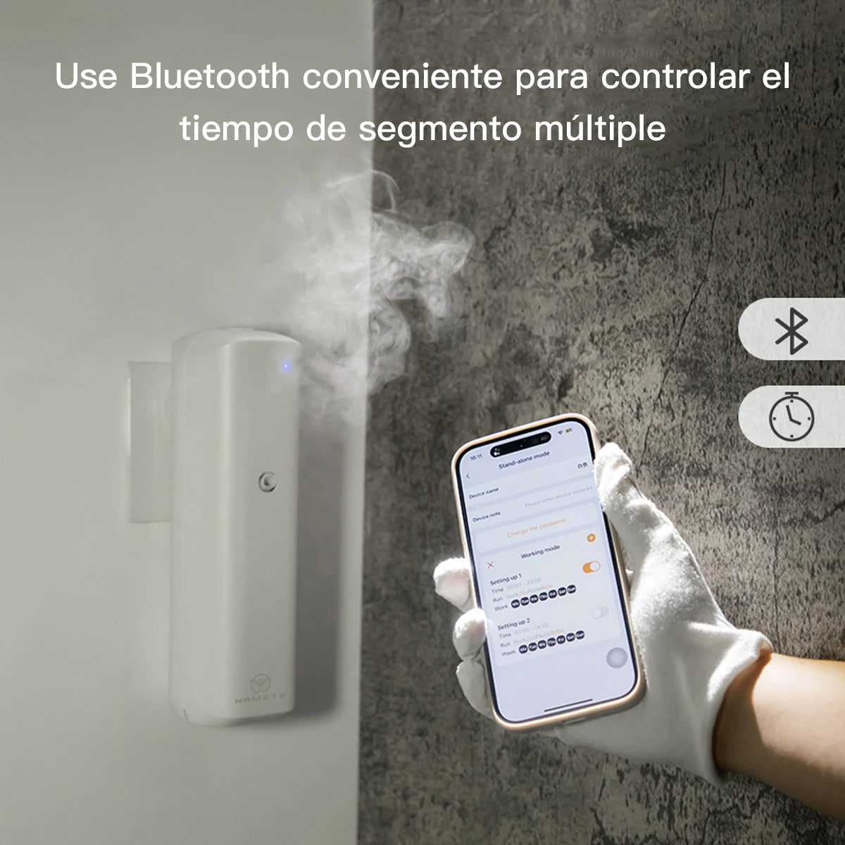 NAMSTE Waterless Smart Fragrance Diffuser Plug In Wall