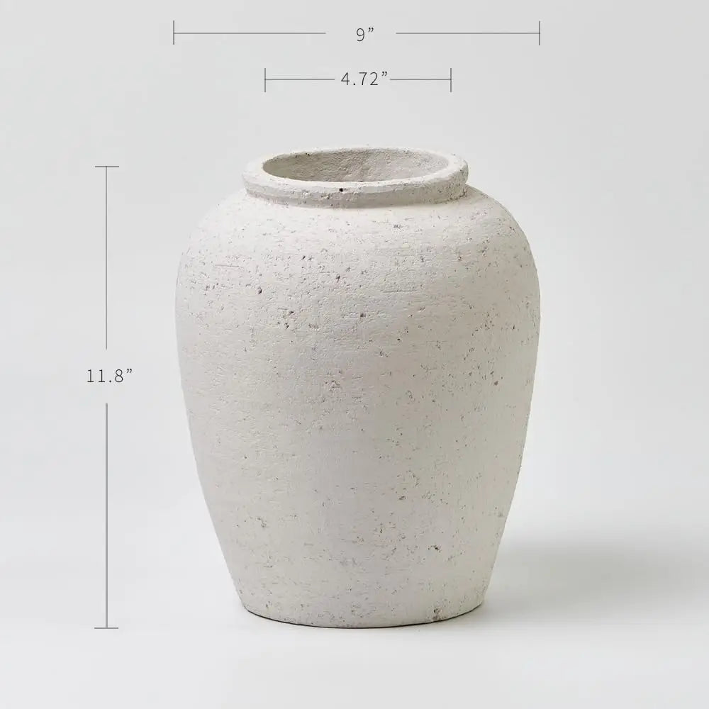Ceramic Zen Style Pitcher Vase For Farmhouse Decor And Flowers