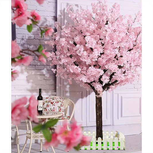 NONECN Artificial Cherry Trees Indoor Decor Blossoms