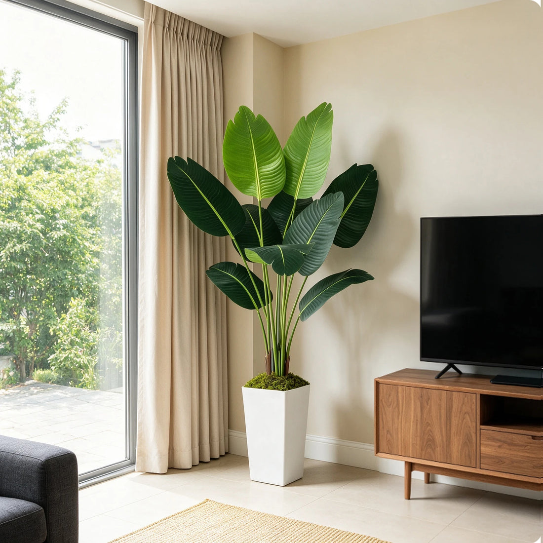 Olitree Bird Of Paradise Artificial Plant Indoor Floor Home Decor