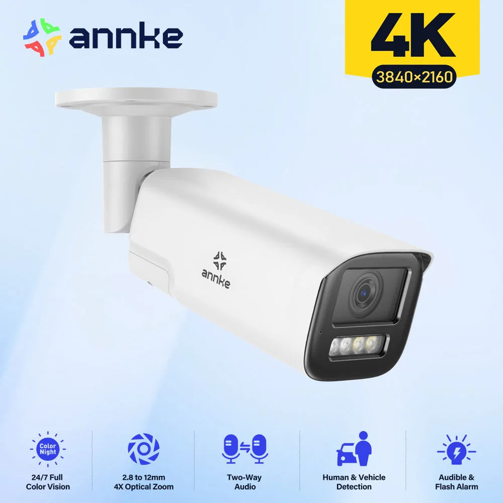 ANNKE 4K 4X Zoom Smart Dual Light Varifocal IP Camera