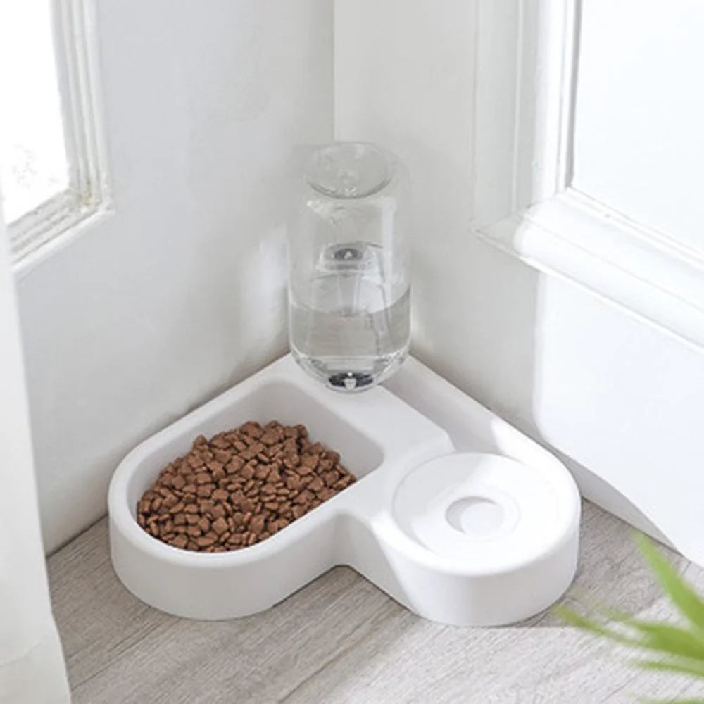 AEDG Automatic Pet Feeder and Water Bowl for Cats and Dogs