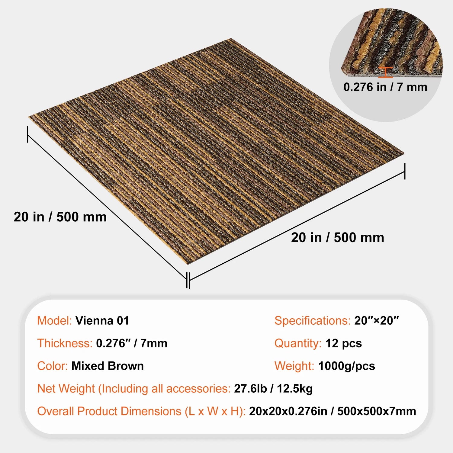 Padded Carpet Tiles For Soft And Anti Slip Indoor Flooring