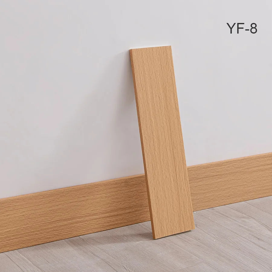 Self-Adhesive Wooden Wall Stickers Skirting Lines 10pcs