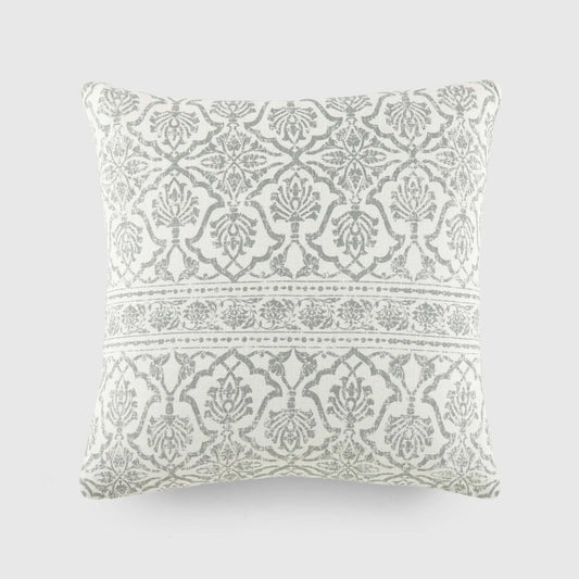 Elegant Cotton Decor Throw Pillow Vintage Floral Design For Sofa
