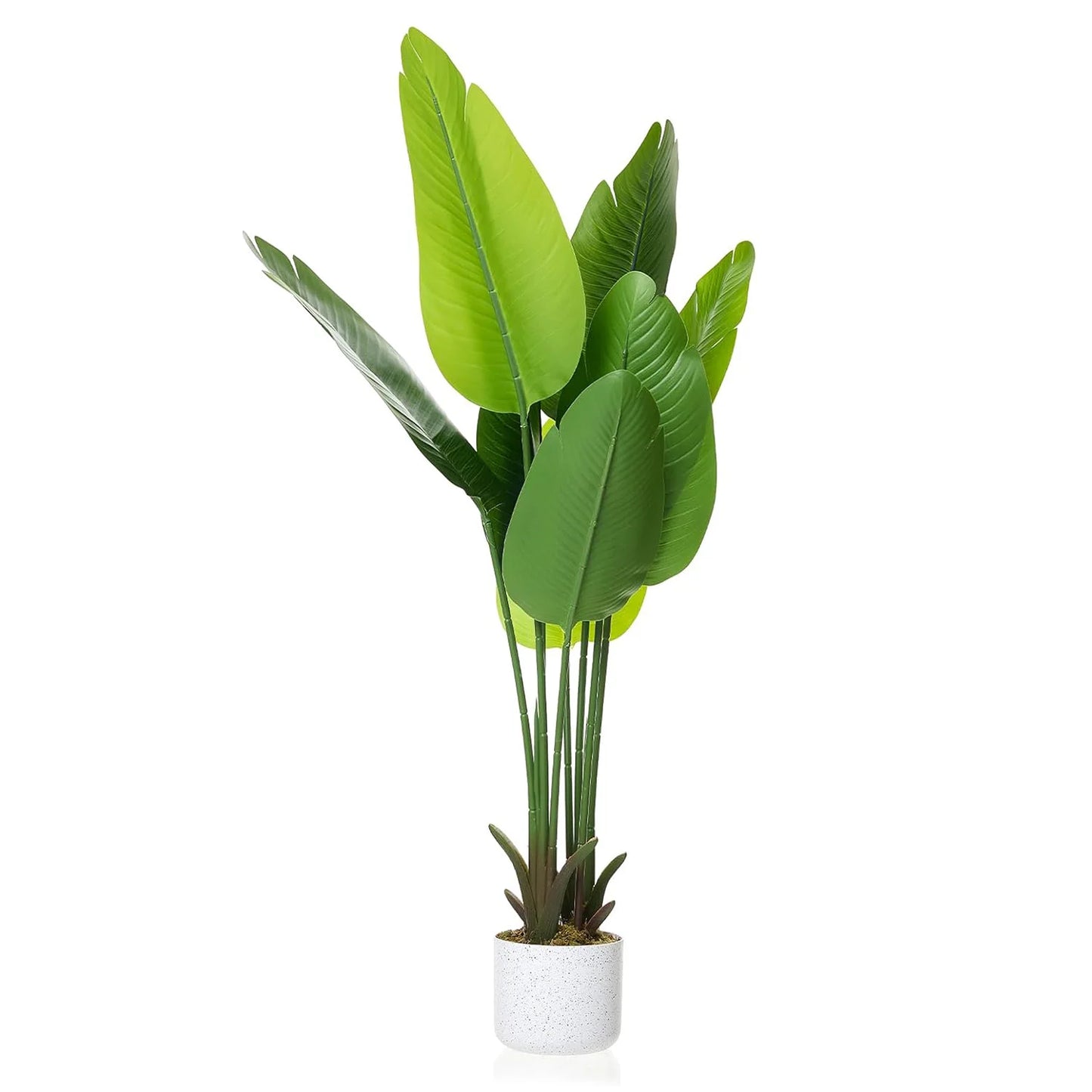 HiMISS CN Artificial Banana Tree In Pot Indoor Floor Plant Decor