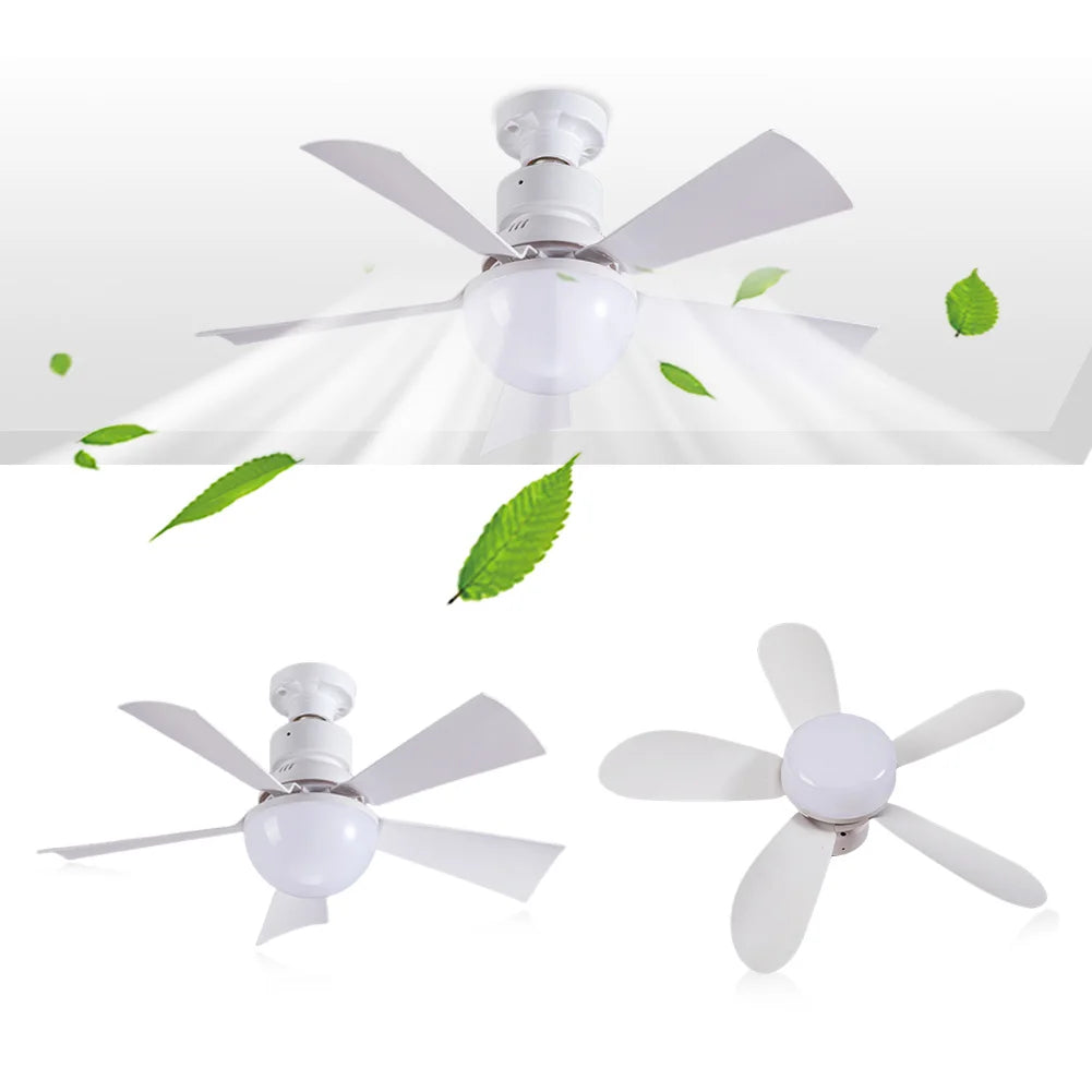 ALLOET 30W LED Ceiling Fan With Remote Control Three Speeds