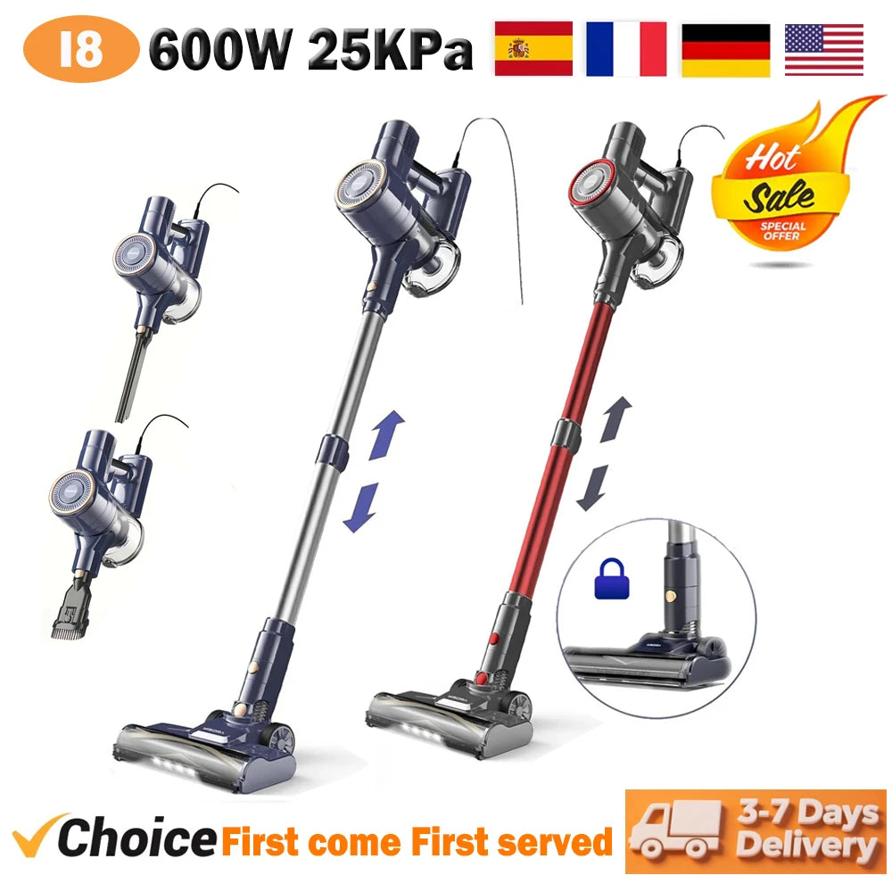 INSE I8 Corded Stick Vacuum Cleaner With HEPA Filter