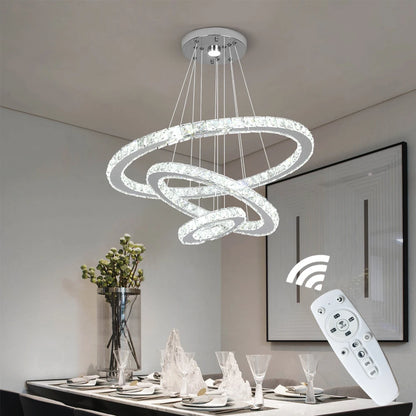 Vinilky Crystal Pendant Ceiling Light Fixture Modern Home Decor