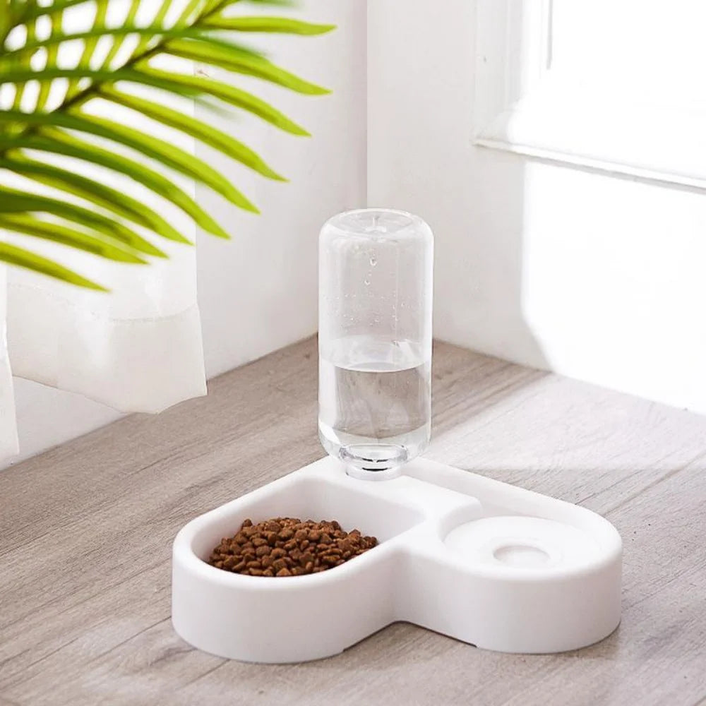 AEDG Automatic Pet Feeder and Water Bowl for Cats and Dogs