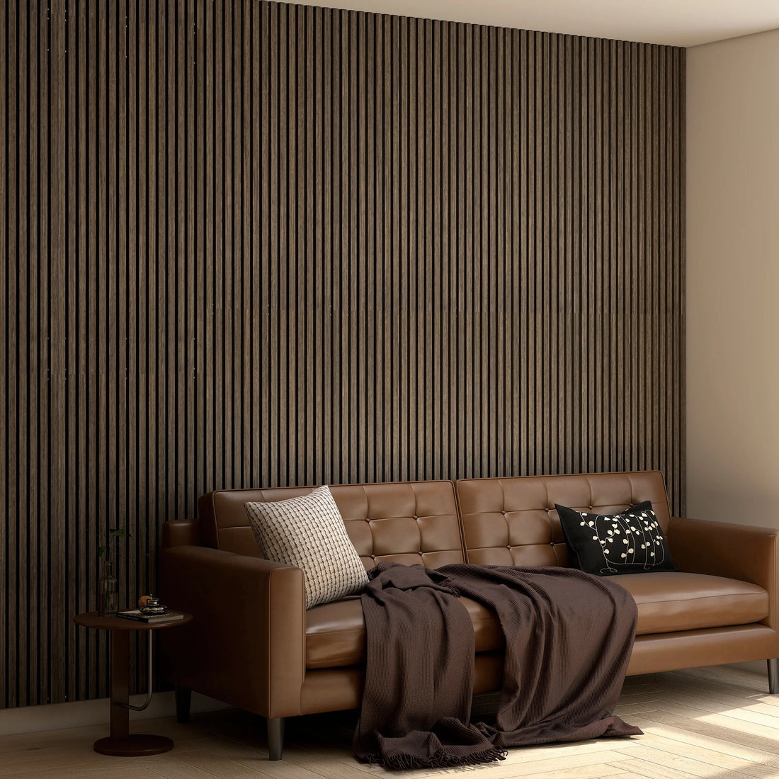 Modern Wood Slat Acoustic Panels For Wall Sound Absorption