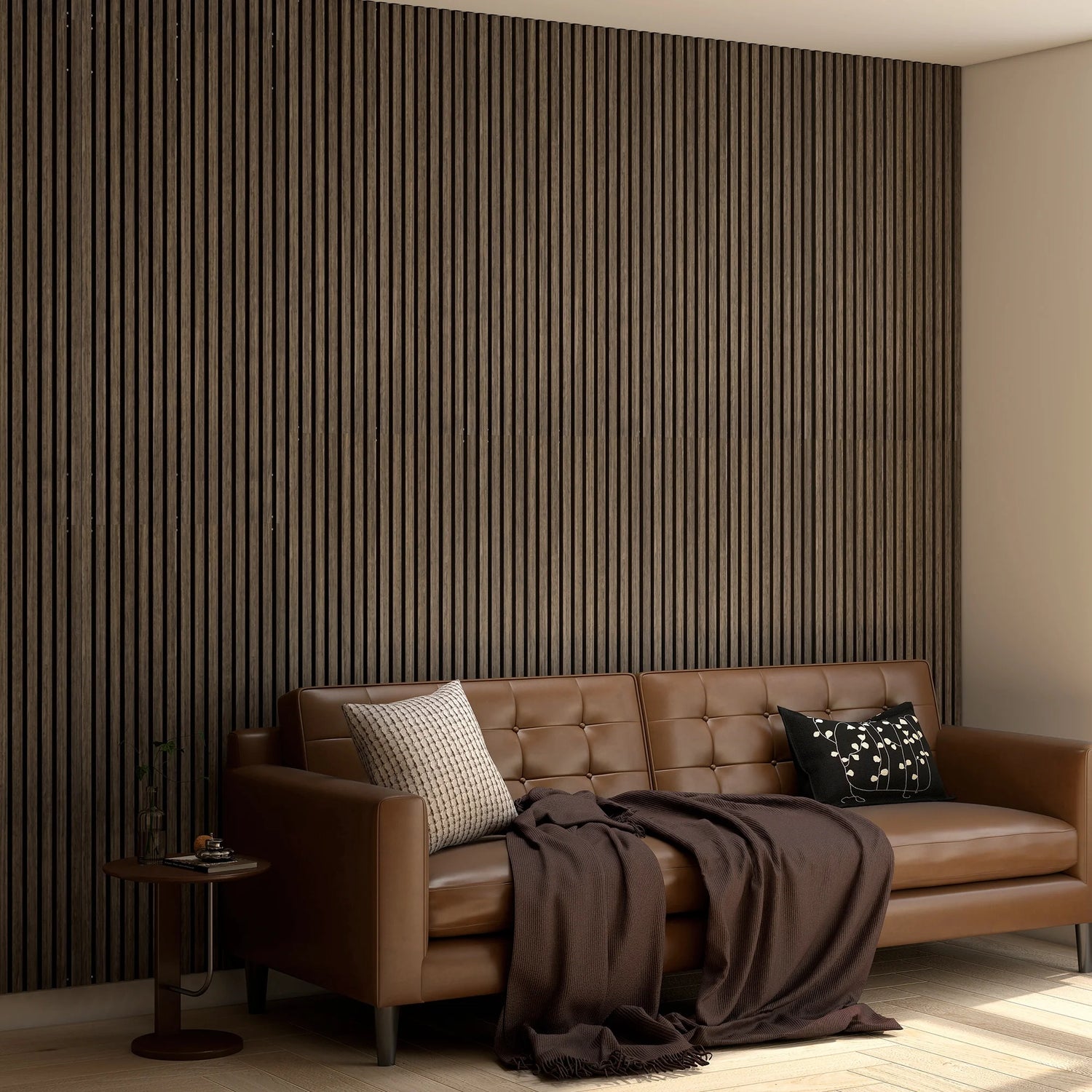 Modern Wood Slat Acoustic Panels For Wall Sound Absorption