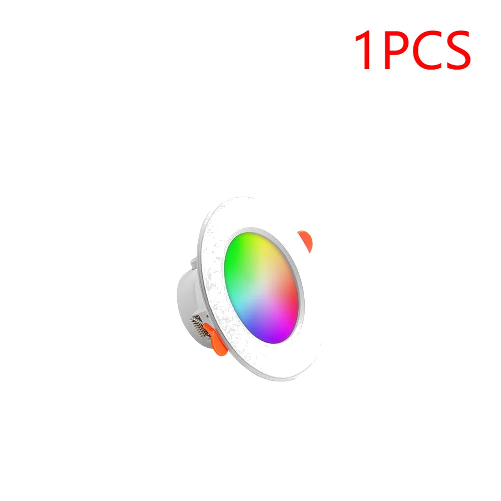 APWIKOGER Smart LED Downlight 10W RGB CCT Bluetooth Ceiling Lamp