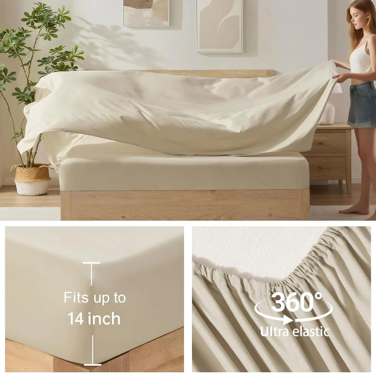 Bed in a Bag Comforter Set With Sheets Machine Washable