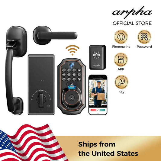 Arpha D289H Smart Lock With WiFi Camera And Fingerprint Entry