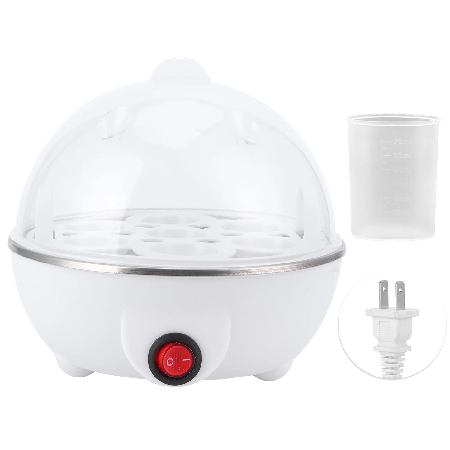 Romellar Electric Egg Boiler Multifunction Cooker Poacher For Kitchen Use