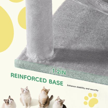 JHK Cat Tree Tower For Indoor MultiCat Scratching Posts