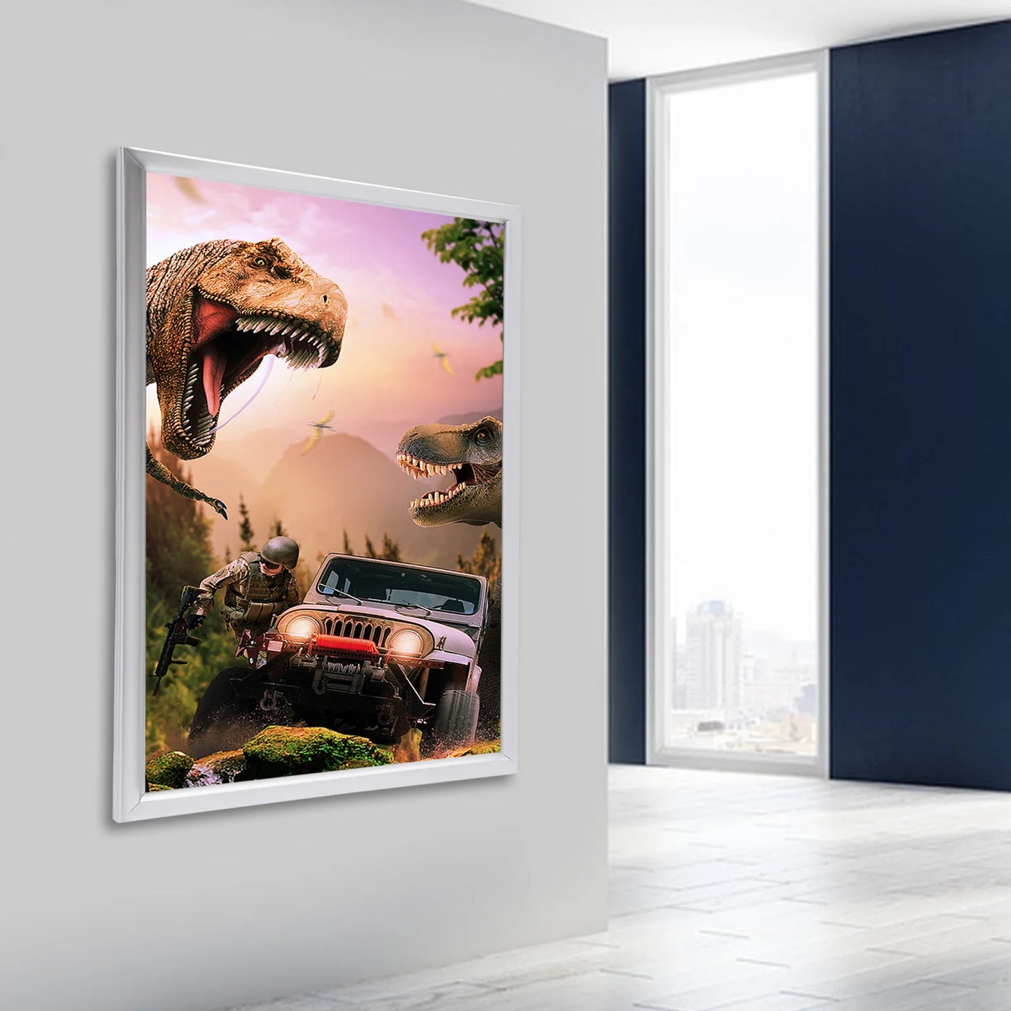 LED Light Box Backlit Poster Frame Advertising Display