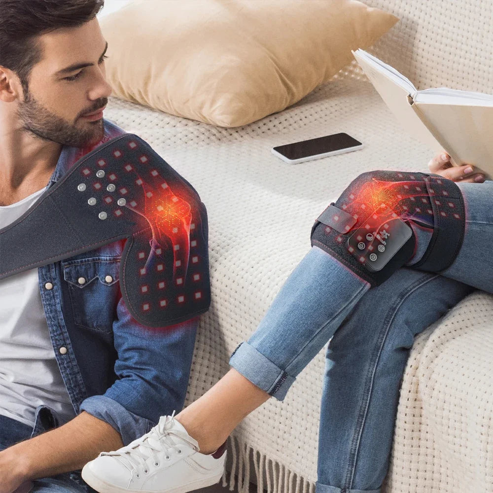 Astarexin Red Light Therapy Electric Knee Massage Pad For Pain Relief