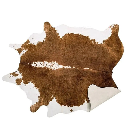 Premium Faux Cowhide Rug for Bedroom and Living Room Decor