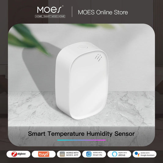MOES Zigbee Smart Temperature Humidity Sensor Indoor Hygrometer
