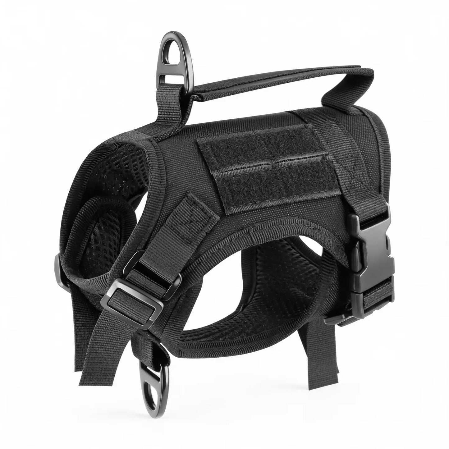 Tactical Cat Harness Adjustable And Leash Set Escape Proof Soft Mesh With Handle